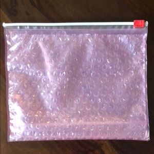 pink glossier bubble pouch bags